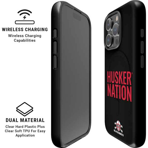 University of Nebraska Husker Nation iPhone 16 Pro Max Magsafe Impact Case